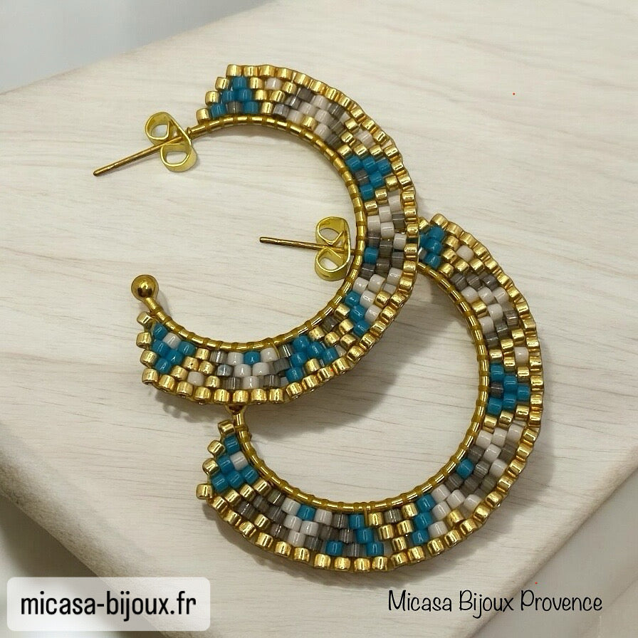 Boucles d'oreilles "Par monts et par vaux"