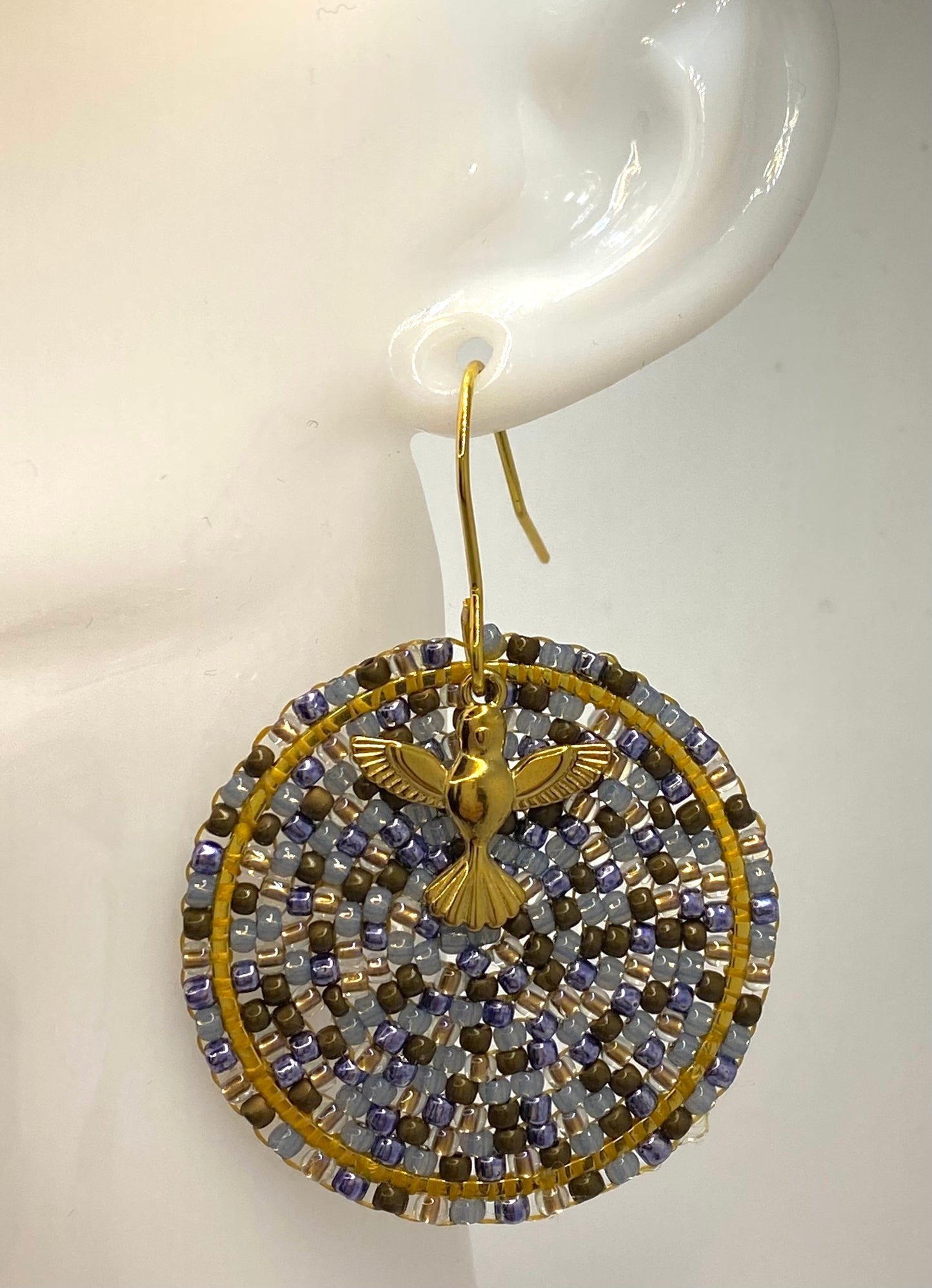 Boucles d'oreilles "Promenade aux Baux de Provence"