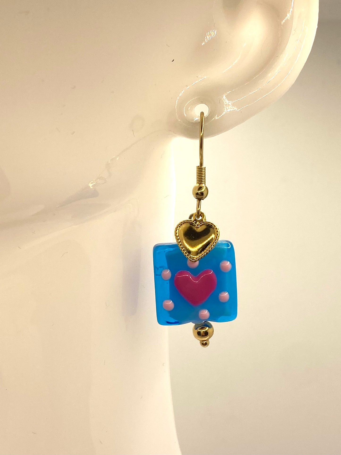 Boucles d'oreilles "Coup de coeur à Biot"