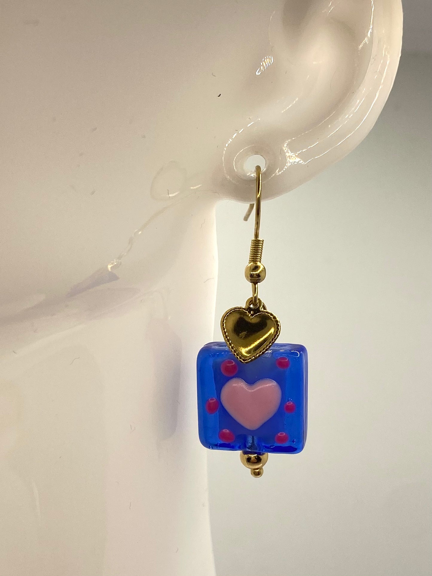 Boucles d'oreilles "Coup de coeur à Biot"