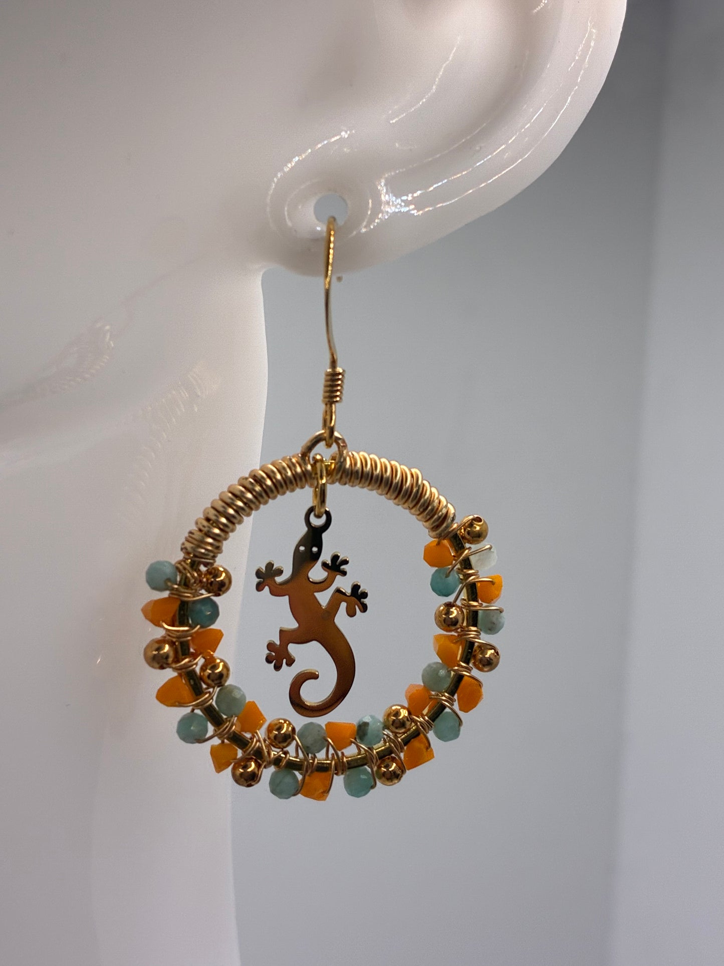 Boucles d'oreilles "Par monts et par vaux"