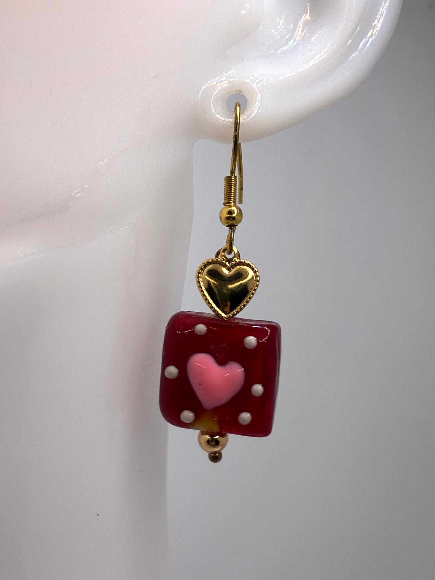 Boucles d'oreilles "Coup de coeur à Biot"