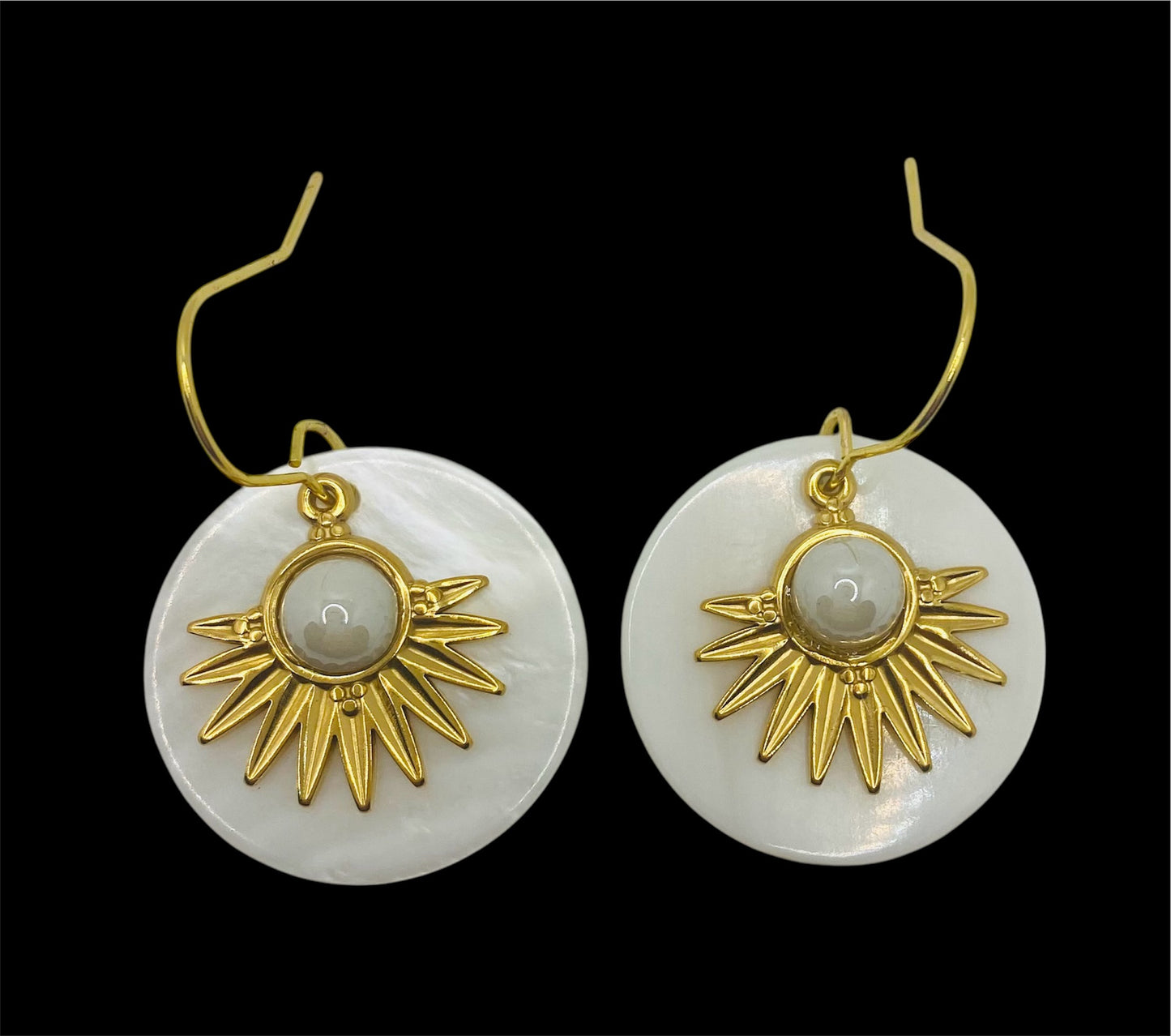 Boucles d’oreilles « Sur le port de Bandol »