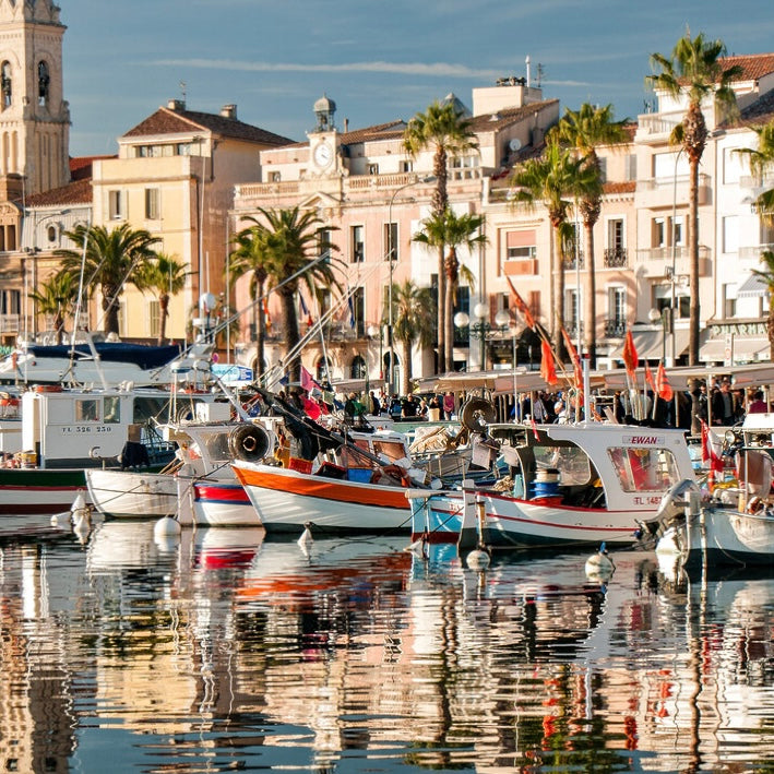Boucles d’oreilles « Sur le port de Bandol »