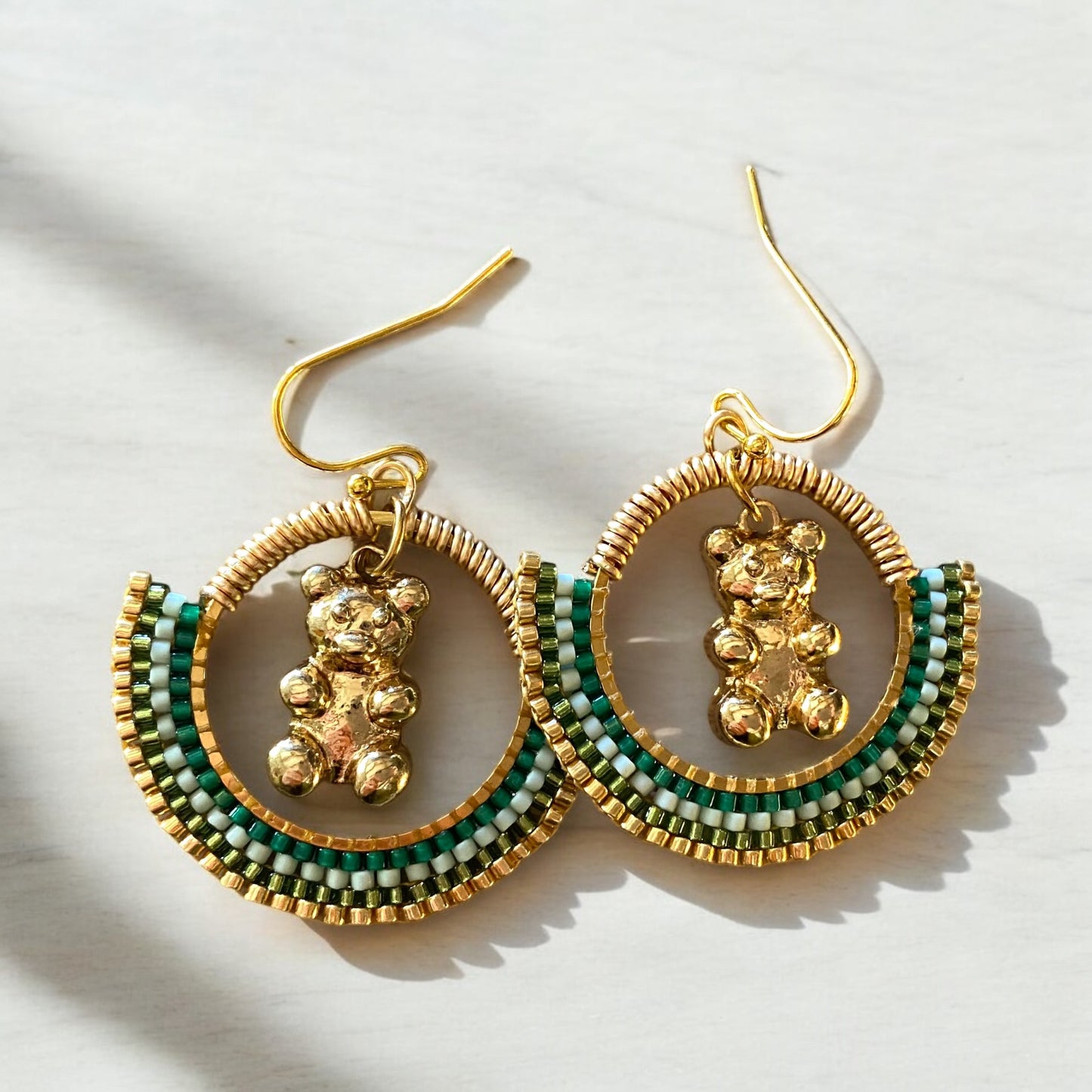 Boucles d'oreilles "Visite à Uzès"