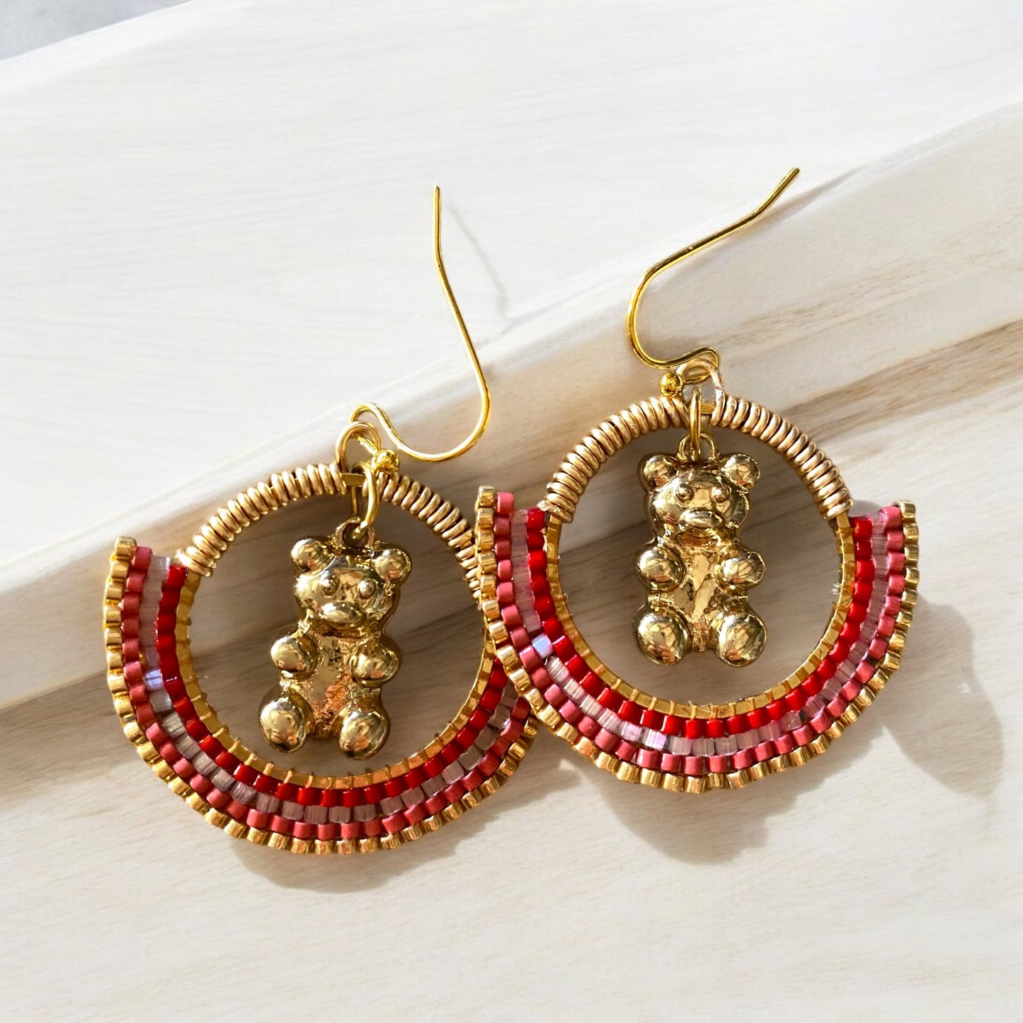 Boucles d'oreilles "Visite à Uzès"