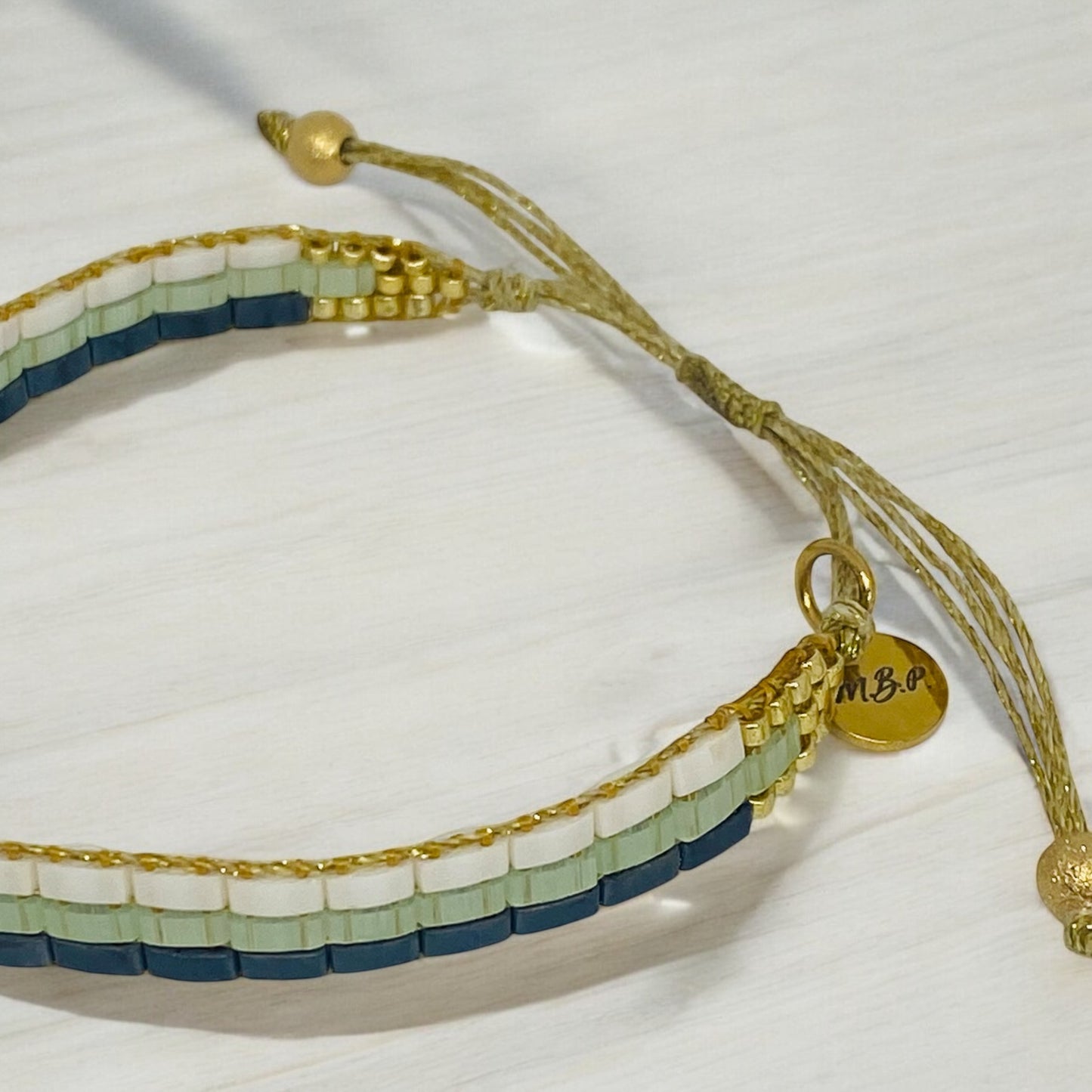 Bracelet en perles tissées "Vallon des Auffes"
