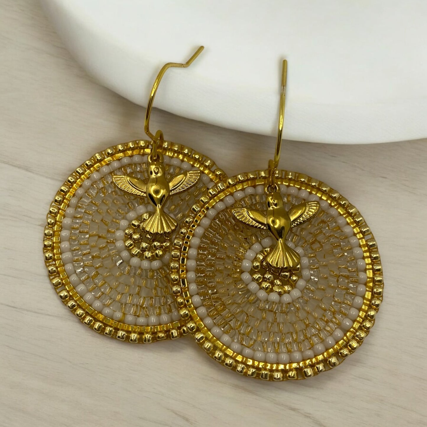 Boucles d'oreilles "Promenade aux Baux de Provence"