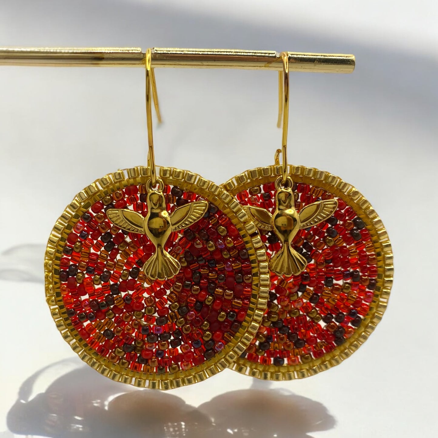 Boucles d'oreilles "Promenade aux Baux de Provence"
