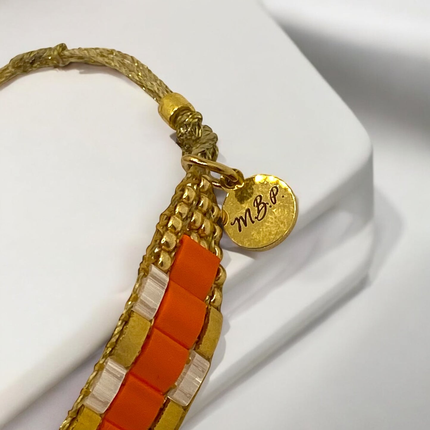Bracelet en perles tissées "Vallon des Auffes"
