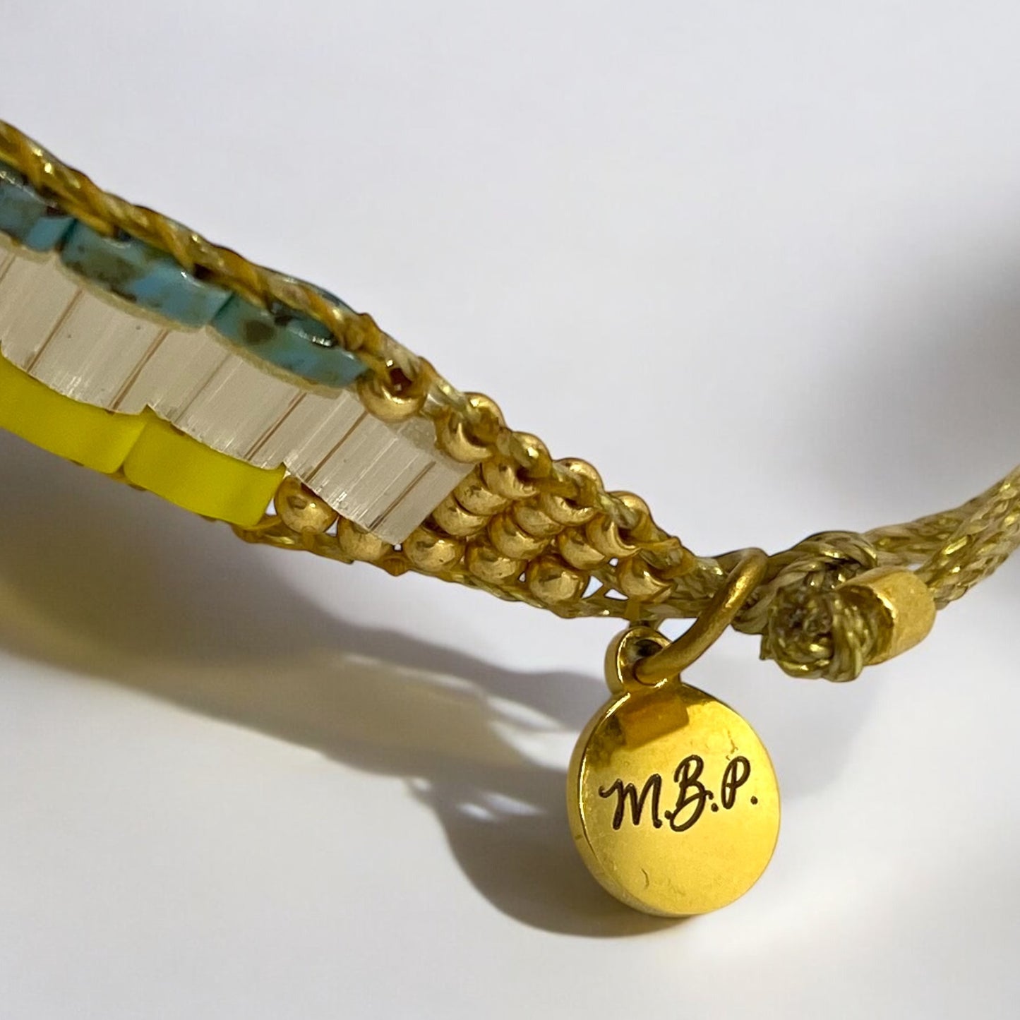 Bracelet en perles tissées "Vallon des Auffes"