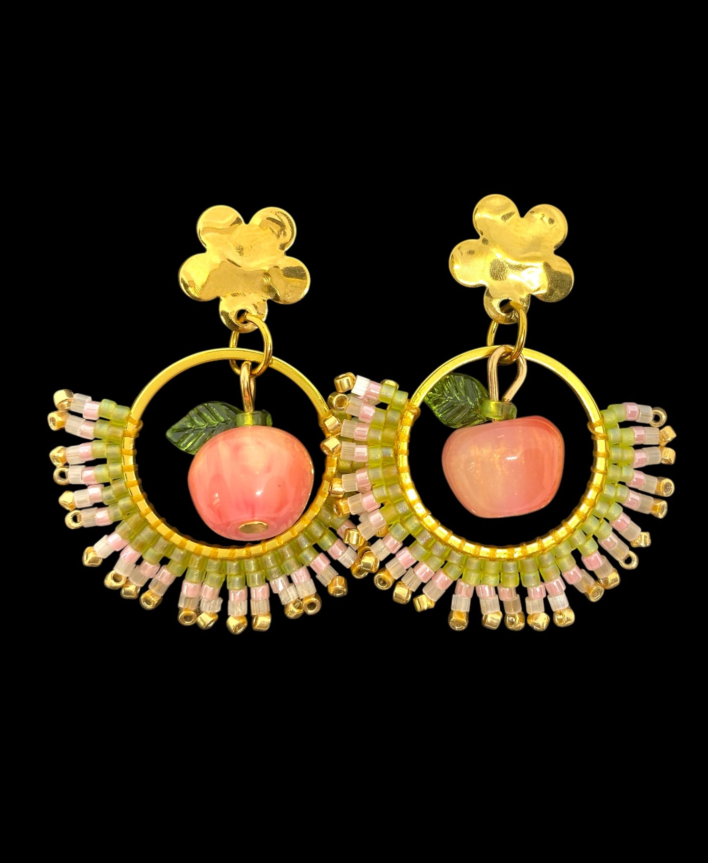 Boucles d'oreilles "Vergers de Provence"