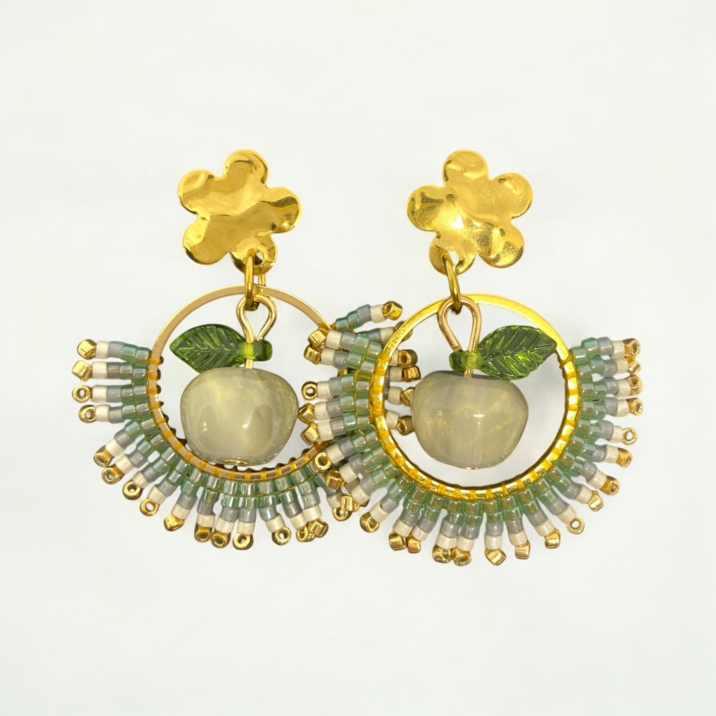 Boucles d'oreilles "Vergers de Provence"