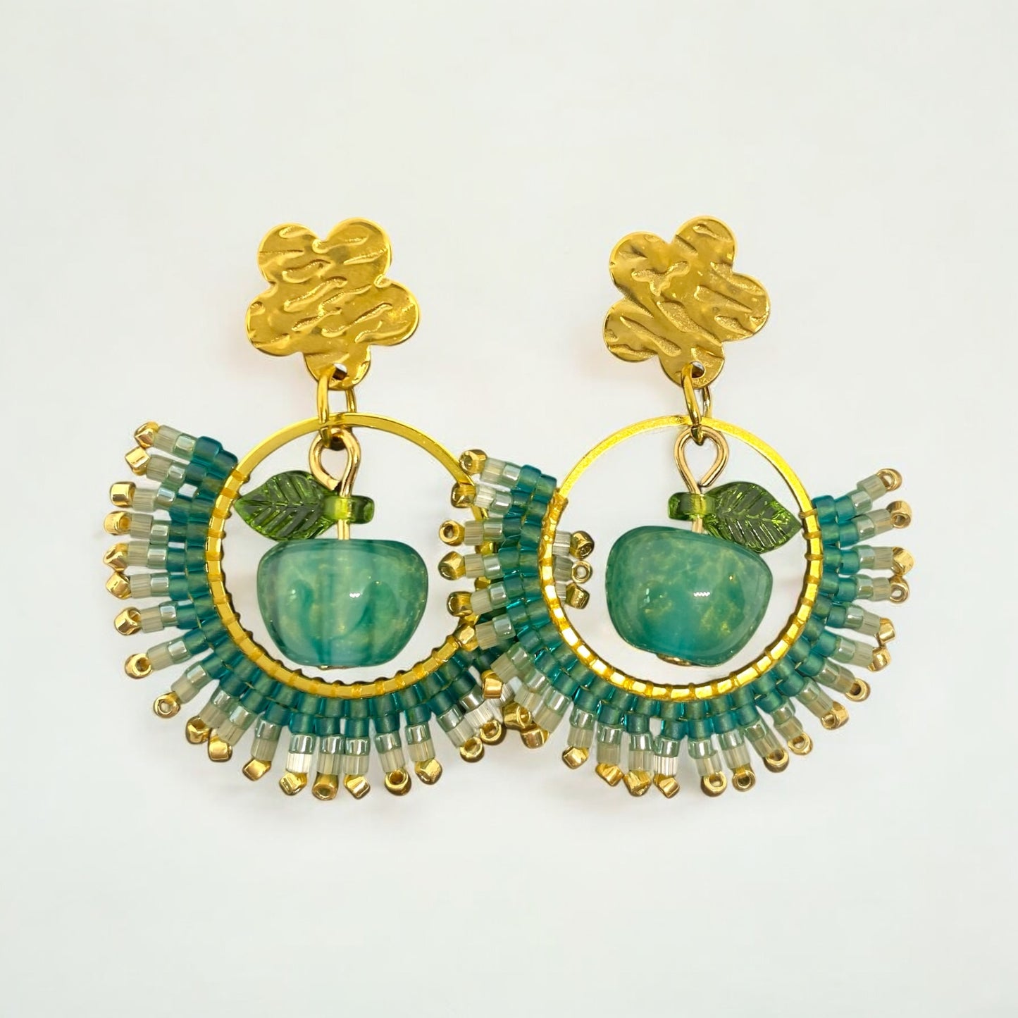 Boucles d'oreilles "Vergers de Provence"
