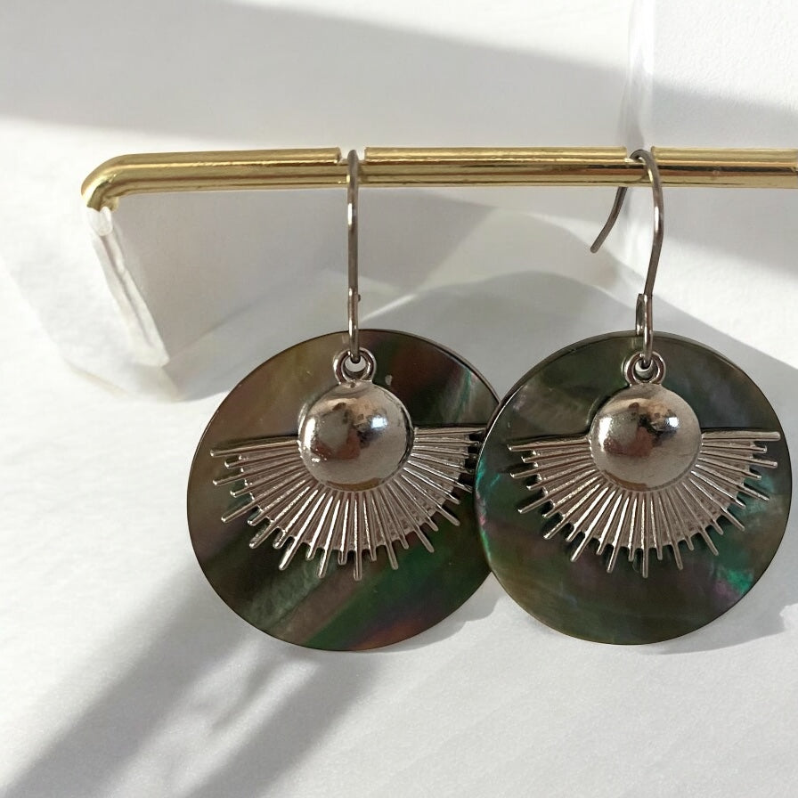 Boucles d’oreilles « Sur le port de Bandol »
