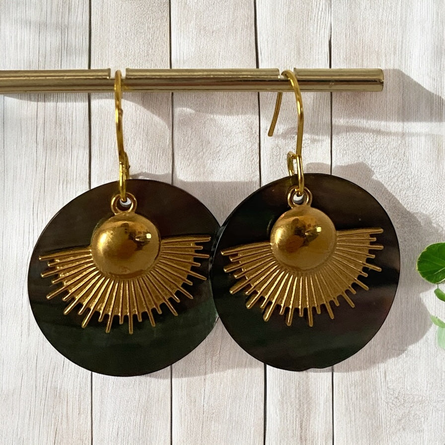 Boucles d’oreilles « Sur le port de Bandol »