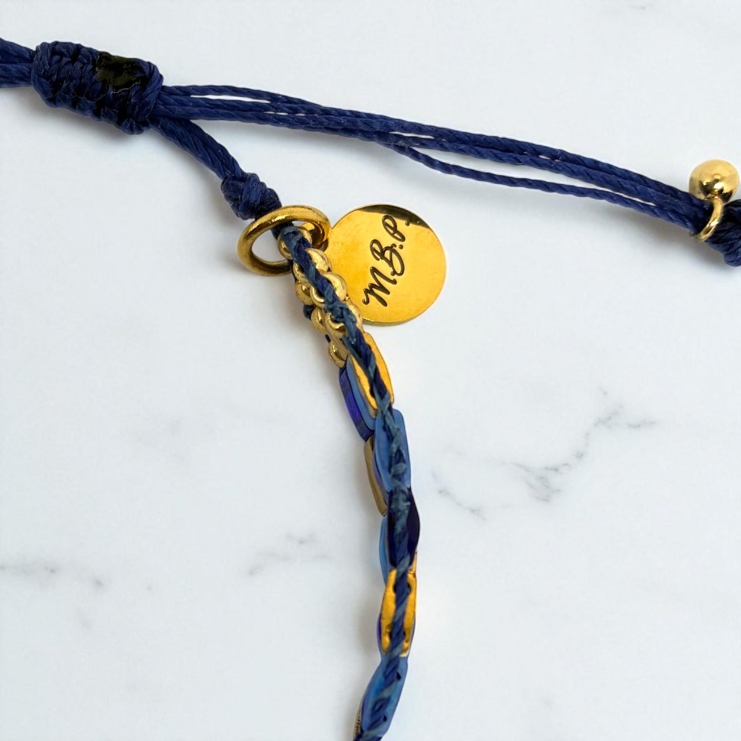 Bracelet en perles tissées "Vallon des Auffes"