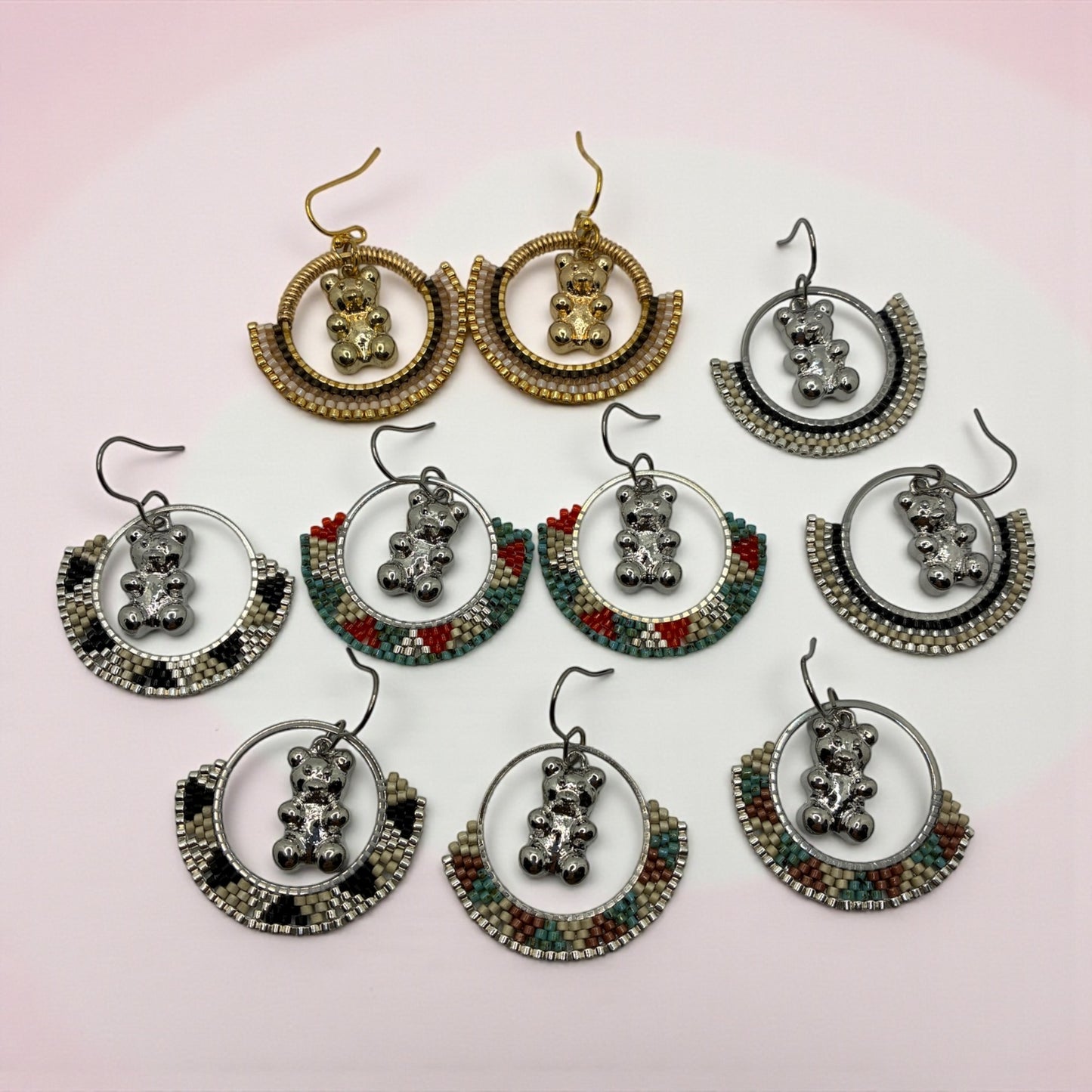 Boucles d'oreilles "Visite à Uzès"