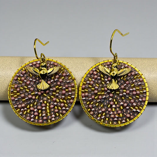 Boucles d'oreilles "Promenade aux Baux de Provence"