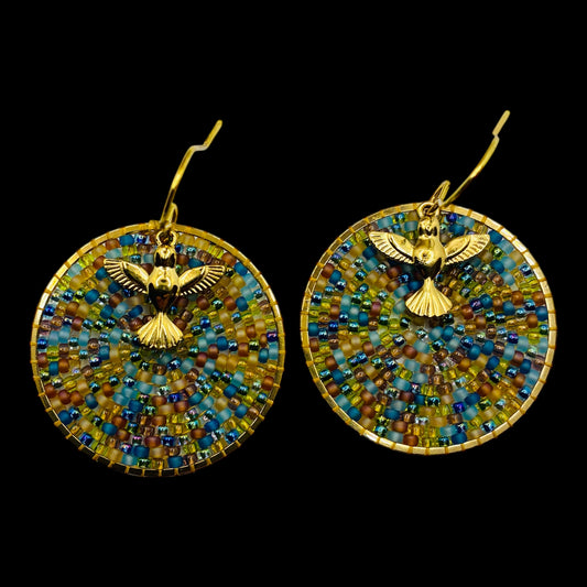 Boucles d'oreilles "Promenade aux Baux de Provence"