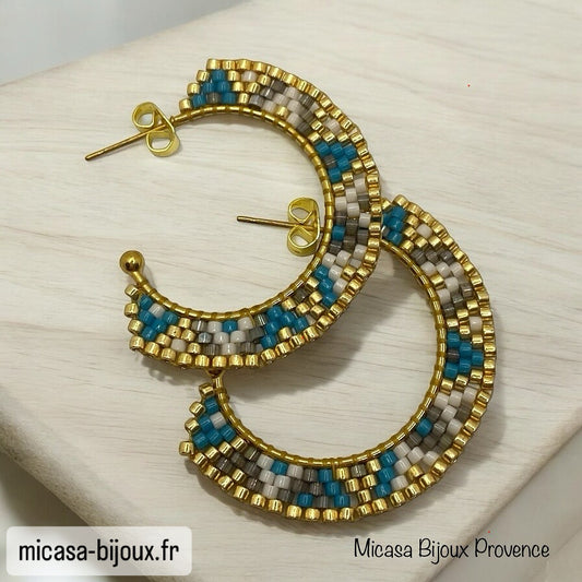 Boucles d'oreilles "Par monts et par vaux"
