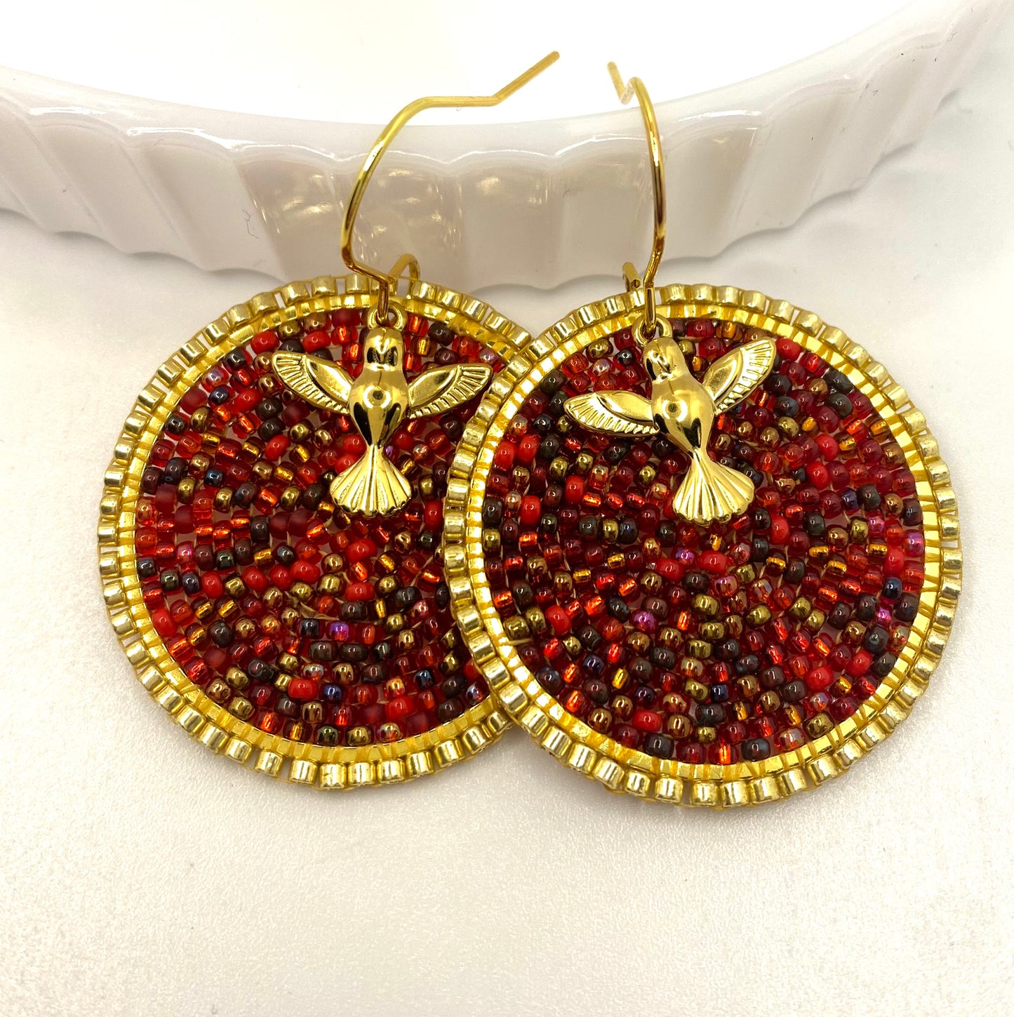 Boucles d'oreilles "Promenade aux Baux de Provence"