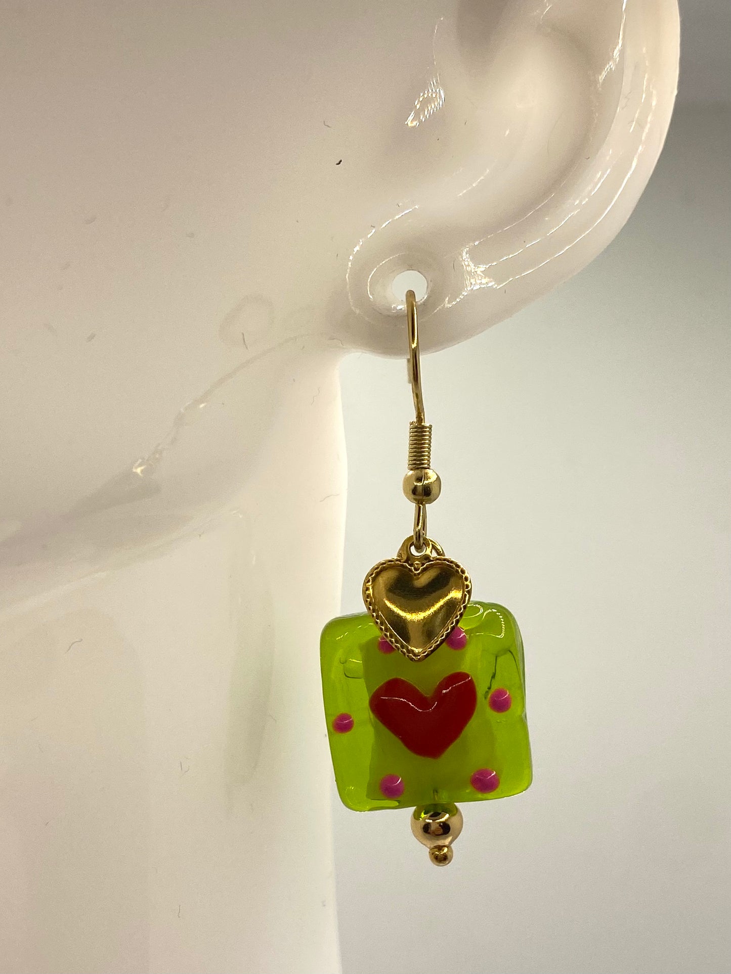 Boucles d'oreilles "Coup de coeur à Biot"