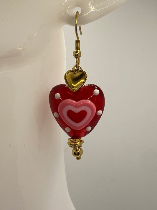 Boucles d'oreilles "Coup de coeur à Biot"