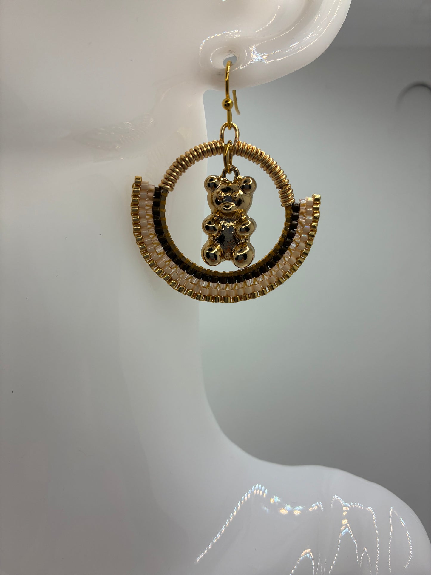 Boucles d'oreilles "Visite à Uzès"