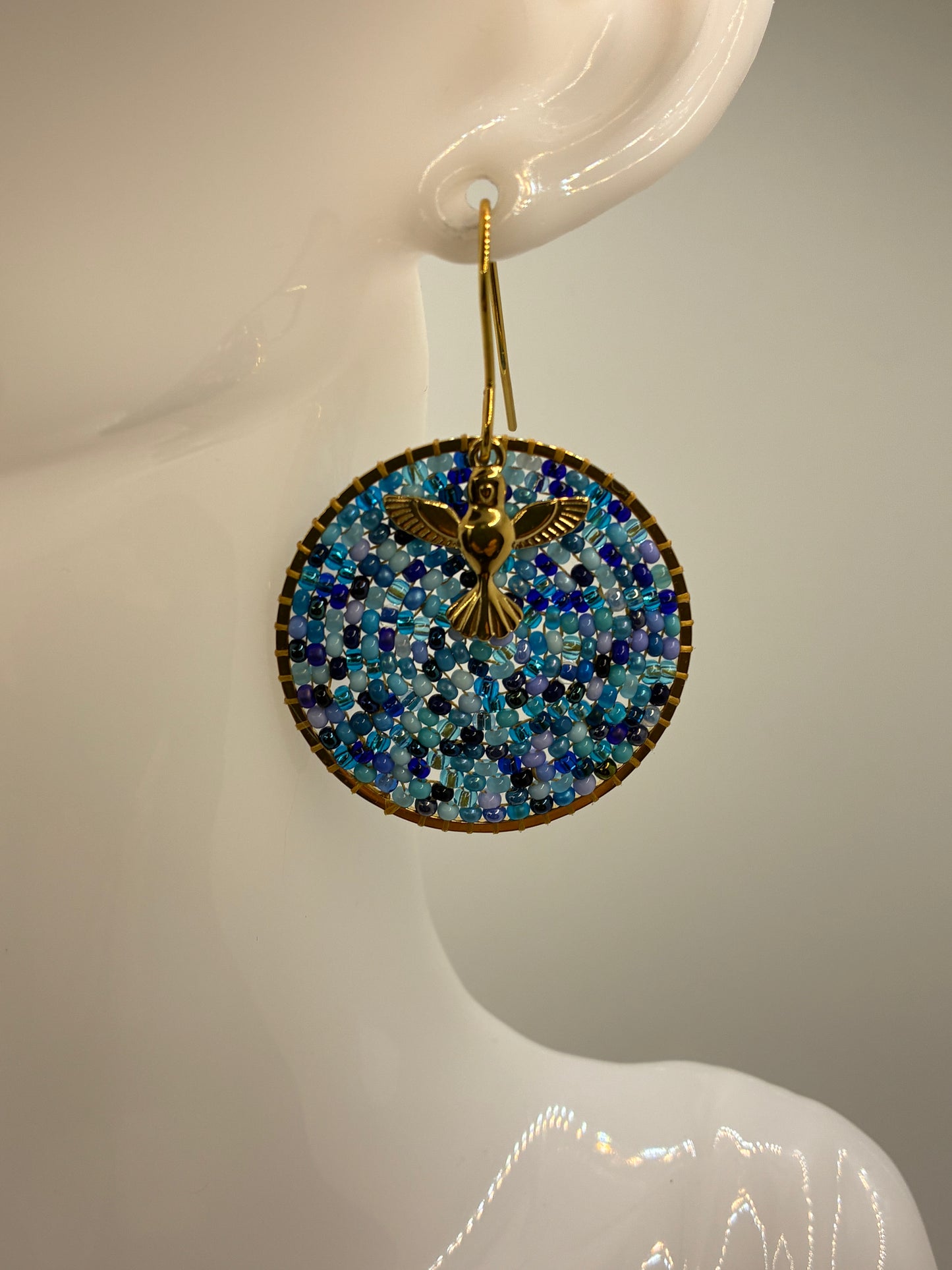 Boucles d'oreilles "Promenade aux Baux de Provence"