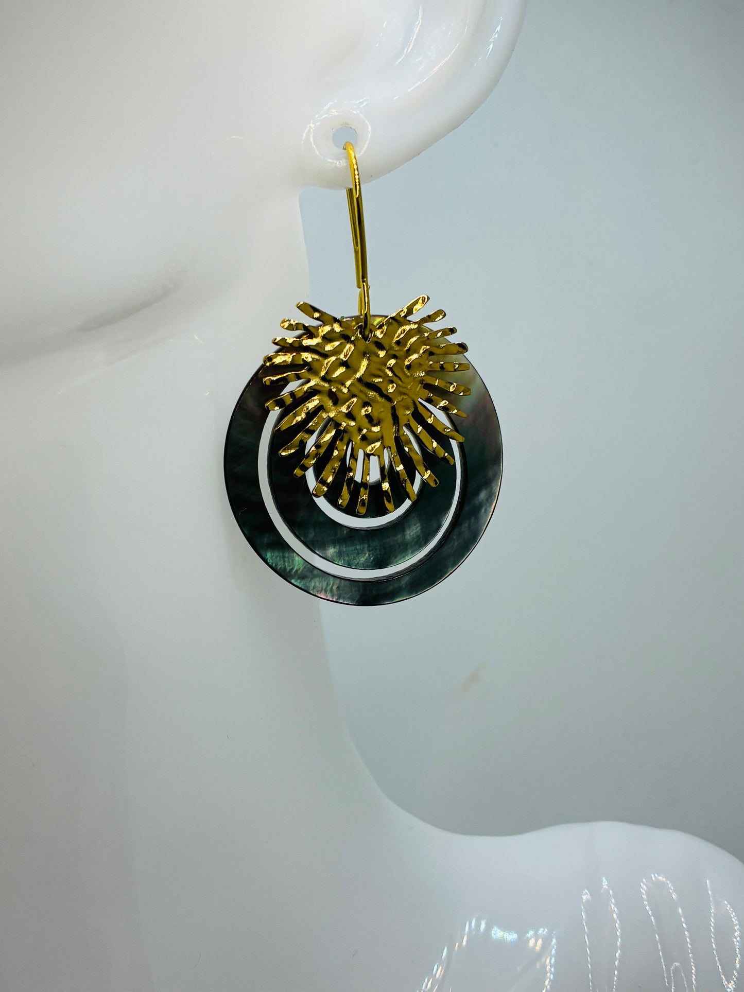 Boucles d’oreilles « Sur le port de Bandol »
