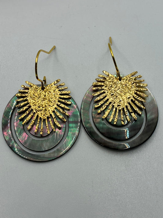 Boucles d’oreilles « Sur le port de Bandol »