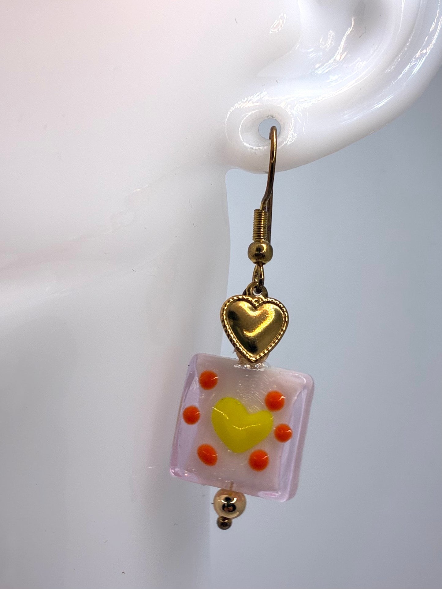 Boucles d'oreilles "Coup de coeur à Biot"