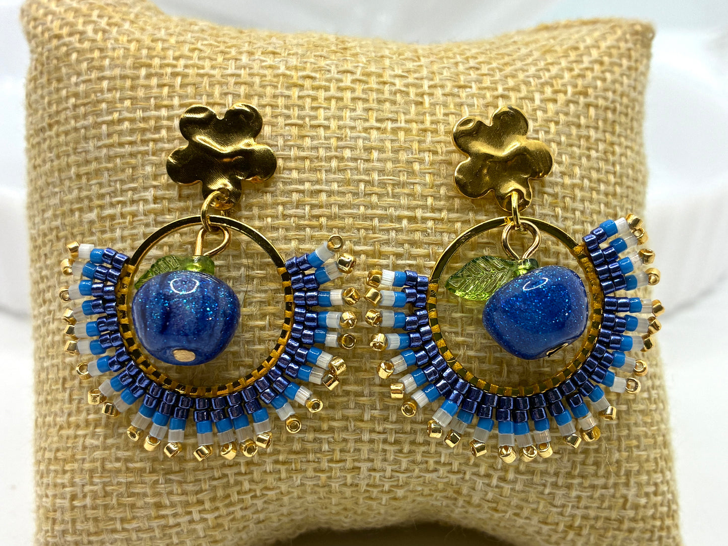 Boucles d'oreilles "Vergers de Provence"