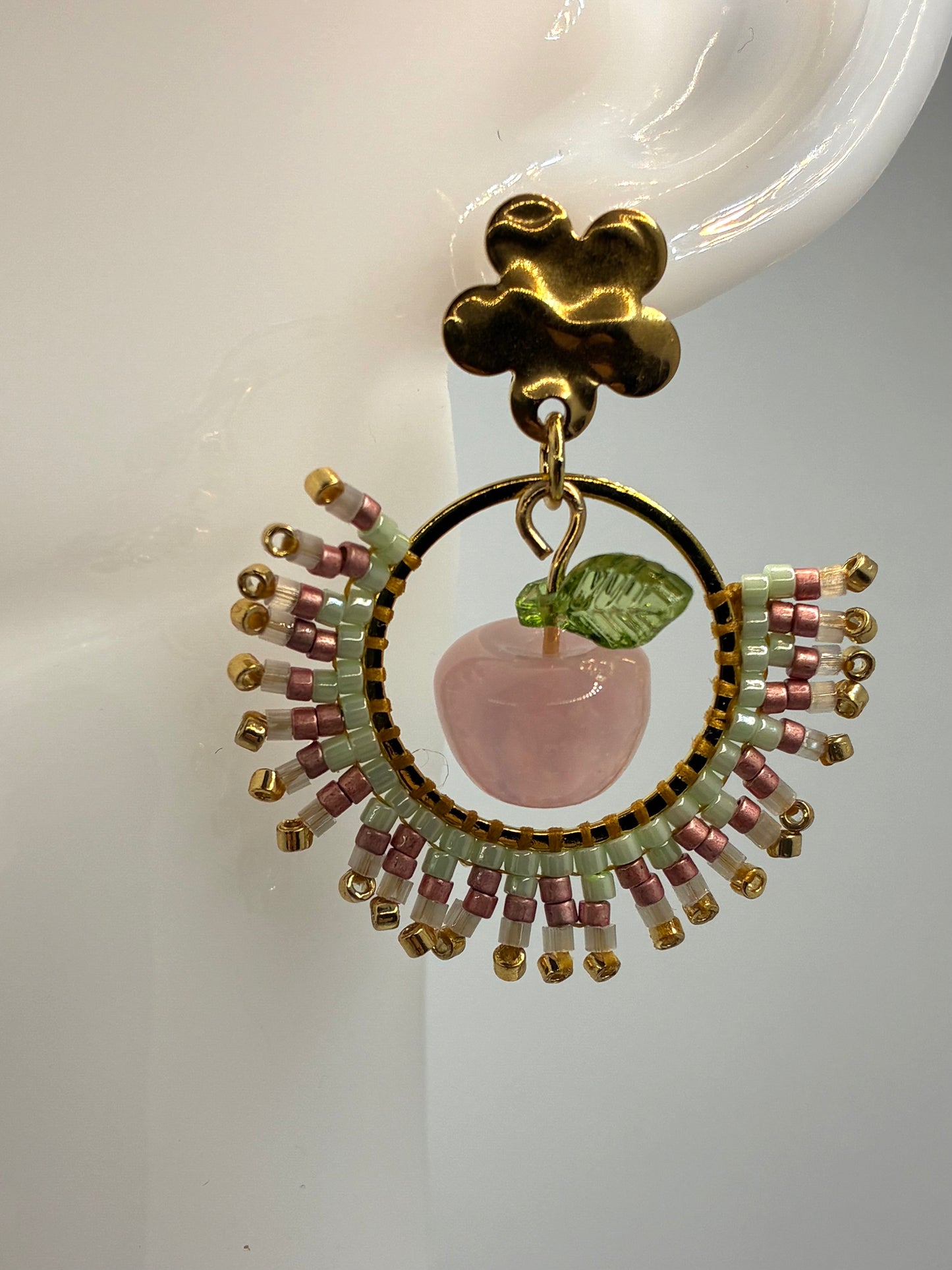Boucles d'oreilles "Vergers de Provence"