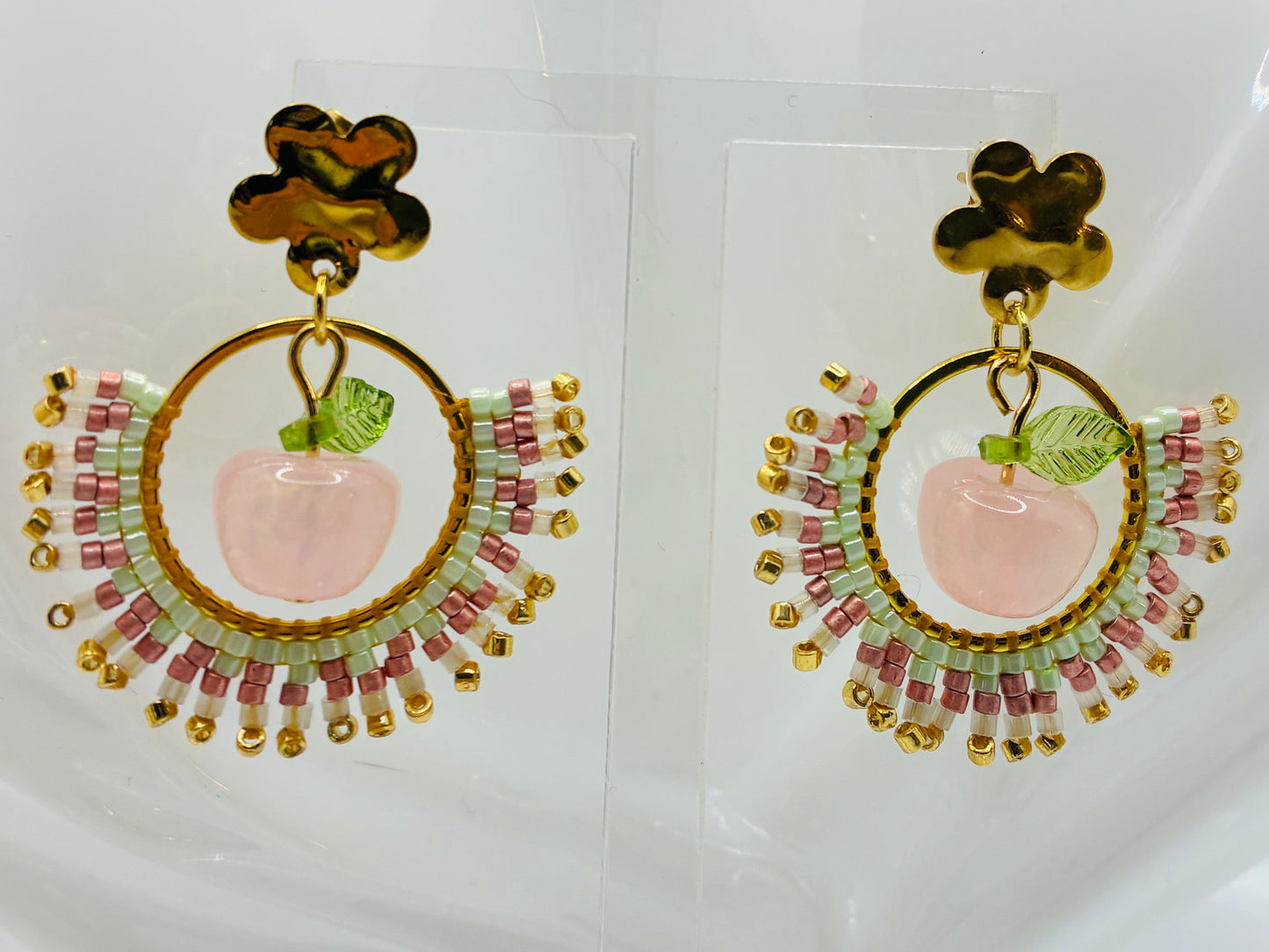 Boucles d'oreilles "Vergers de Provence"