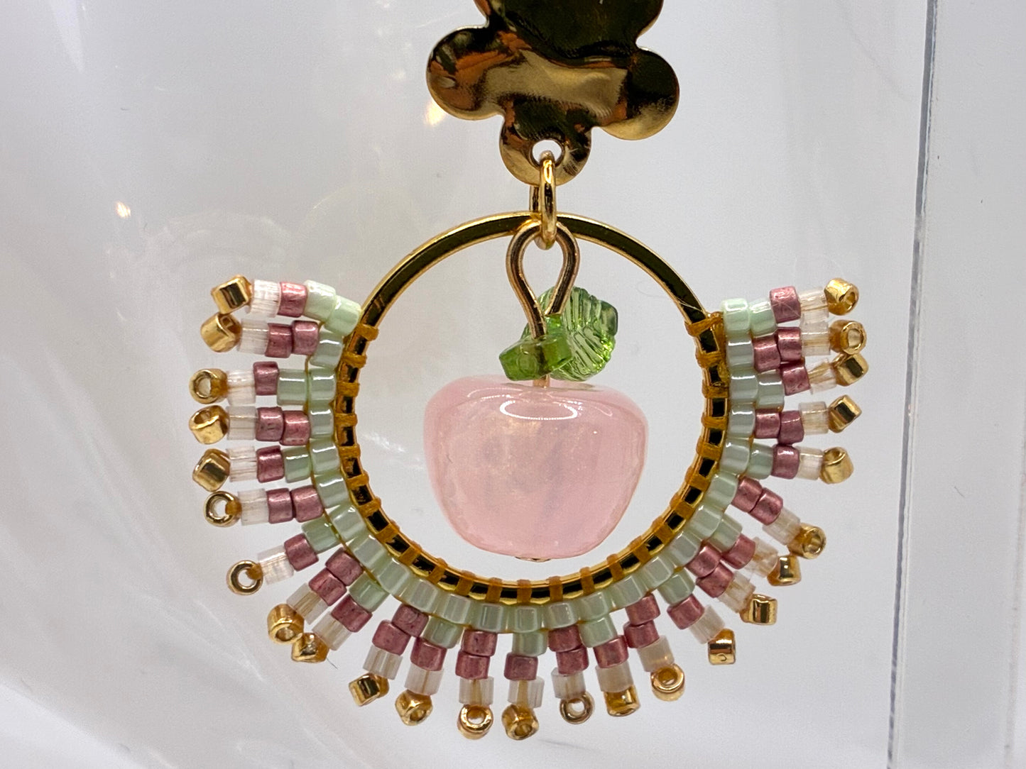 Boucles d'oreilles "Vergers de Provence"