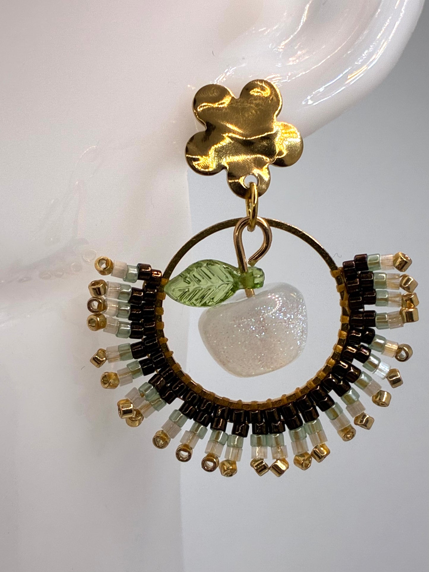 Boucles d'oreilles "Vergers de Provence"