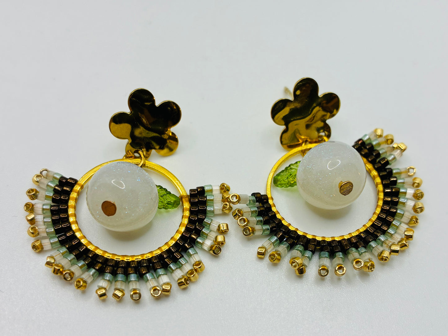 Boucles d'oreilles "Vergers de Provence"