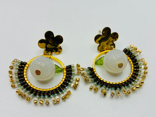 Boucles d'oreilles "Vergers de Provence"