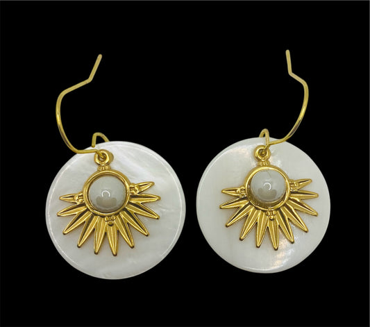 Boucles d’oreilles « Sur le port de Bandol »