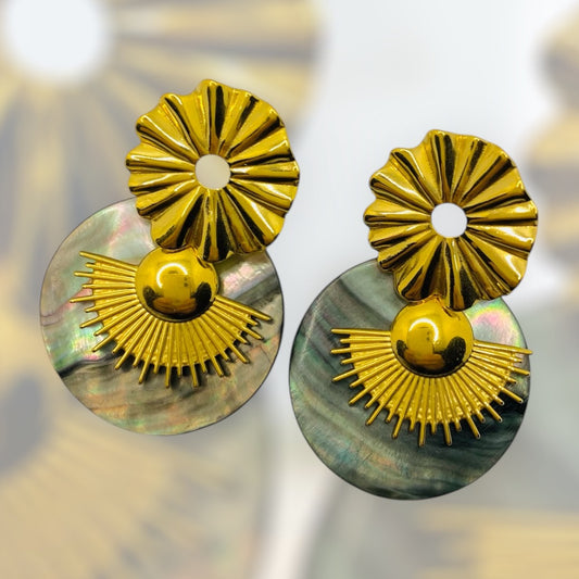 Boucles d'oreilles « Sur le port de Bandol »
