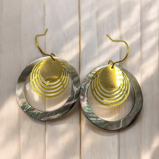 Boucles d’oreilles « Sur le port de Bandol »