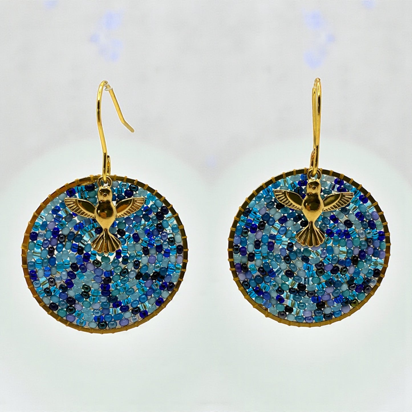 Boucles d'oreilles "Promenade aux Baux de Provence"