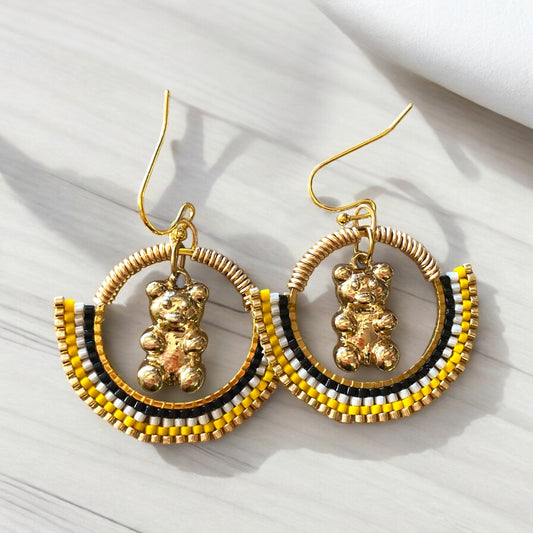 Boucles d'oreilles "Visite à Uzès"