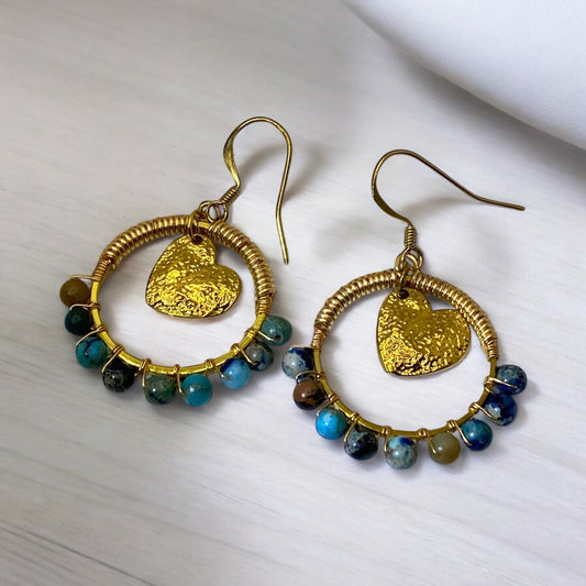 Boucles d'oreilles "Par monts et par vaux"