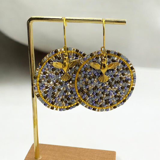 Boucles d'oreilles "Promenade aux Baux de Provence"