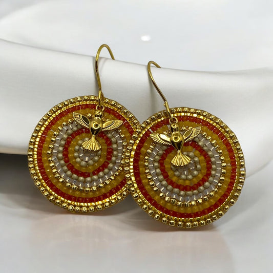 Boucles d'oreilles "Promenade aux Baux de Provence"