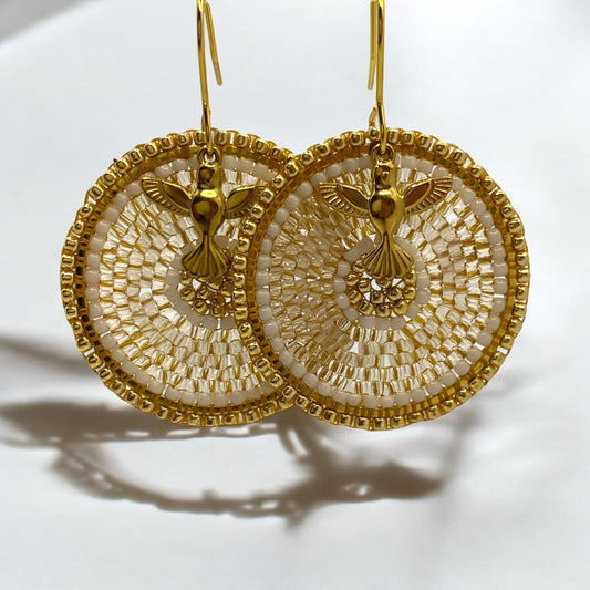 Boucles d'oreilles "Promenade aux Baux de Provence"