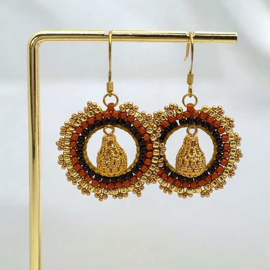 Boucles d'oreilles "Par monts et par vaux"